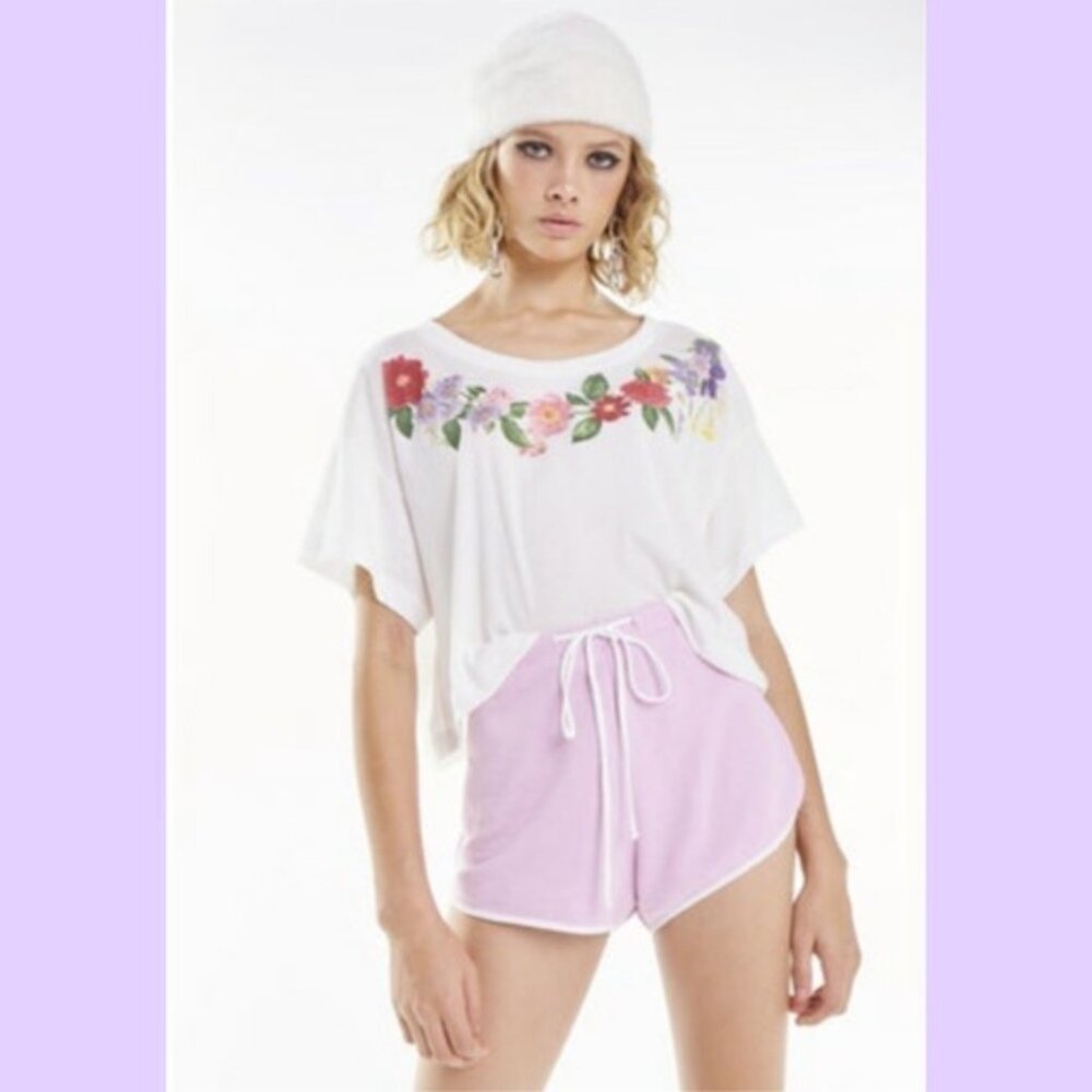 “Let’s Get Lei’d” Valley Tee Wildfox